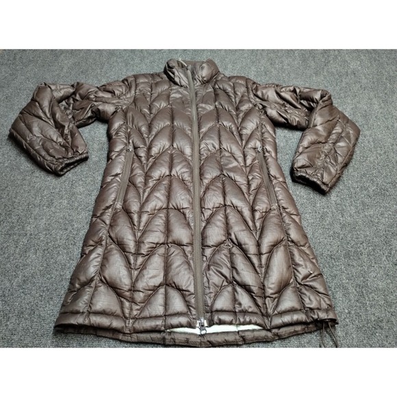 Outdoor Research Jackets & Blazers - Outoor Research Down Feather Long Quilted Puffer Parka Women Small Brown Jacket‎